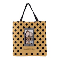 Personalized Phone Wallpaper Lover - Grocery Tote Bag