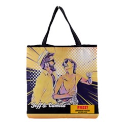 Presonalized Comic Style Magazine Lover - Grocery Tote Bag