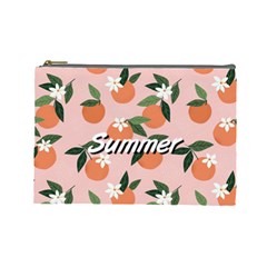 Personalized tropical polka plants - Cosmetic Bag (Large)