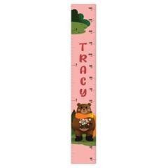 Personalized Superbear Name - Growth Chart Height Ruler For Wall