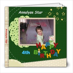 Annalyse 4th Birthday  - 8x8 Photo Book (20 pages)