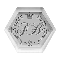 Personalized Initial Name - Hexagon Wood Jewelry Box