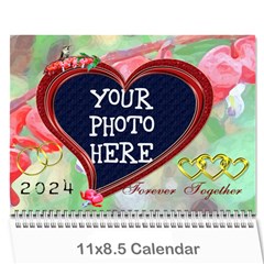 Bleeding Heart 2024 - Wall Calendar 11  x 8.5  (12-Months)