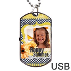 summer - Dog Tag USB Flash (Two Sides)