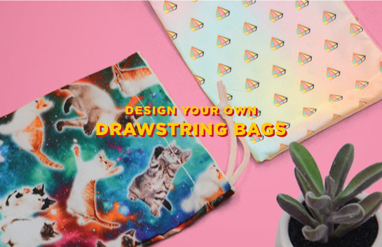 Design your own Drawstring Bags