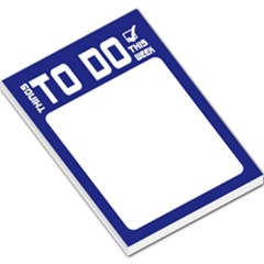 To DO List - Blue - Large Memo Pads