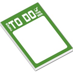 To DO List - Green - Large Memo Pads