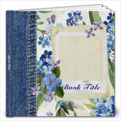 Blue Jeans & Roses 12x12 Book - 12x12 Photo Book (20 pages)