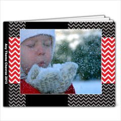 Chevron-Black and White, 9x7 Photo Book- Any theme! - 9x7 Photo Book (20 pages)