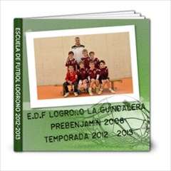 Edf Prebenjamín 2012-2013 - 6x6 Photo Book (20 pages)