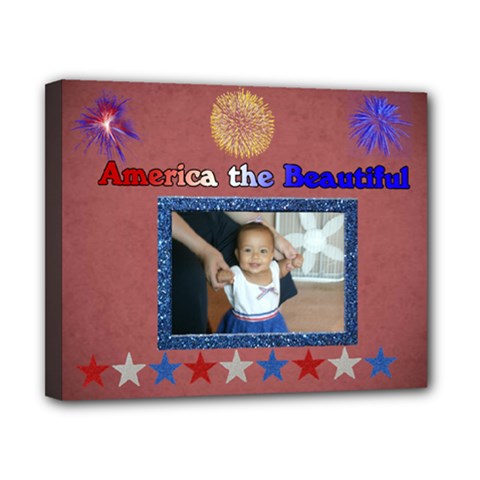 america canvas - Canvas 10  x 8  (Stretched)