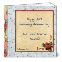 50th Wedding anniversary - 8x8 Photo Book (20 pages)