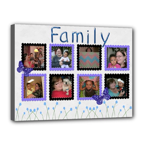 family canvas - Canvas 16  x 12  (Stretched)