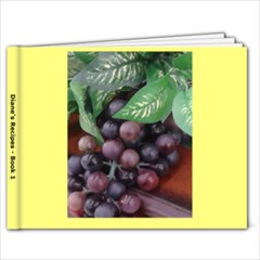 MY RECIPES - 9x7 Photo Book (20 pages)