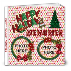 Happy Holiday Memories book, 8X8 - 8x8 Photo Book (20 pages)