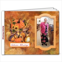 Edna s Autumn Blessings 9x7 book - 9x7 Photo Book (20 pages)