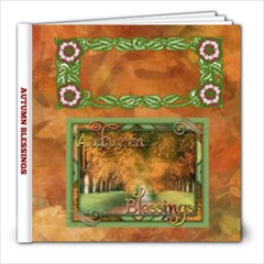Autumn Blessings 8x8 photo book - 8x8 Photo Book (20 pages)