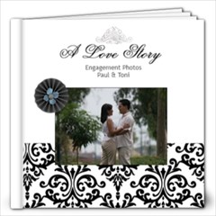 12x12  (20 pages) B/W Simple Engagement/Wedding - 12x12 Photo Book (20 pages)