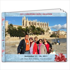 2013 Europe Cruise Vacation - 11 x 8.5 Photo Book(20 pages)