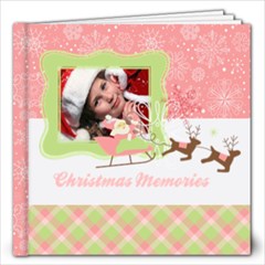 Pink Merry-Santa-Snow- 12x12 Photo Book - 12x12 Photo Book (20 pages)