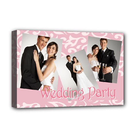 wedding - Deluxe Canvas 18  x 12  (Stretched)