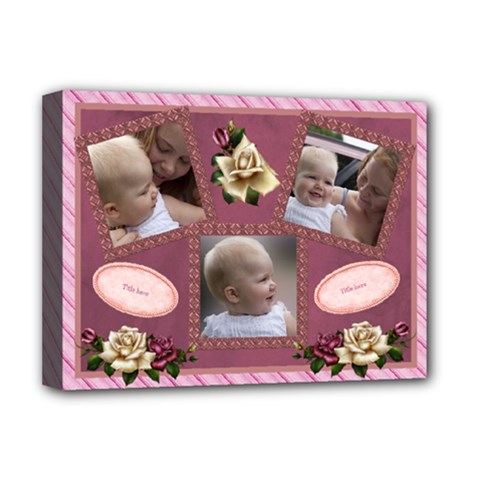 My Little Rose Deluxe Canvas 16x12 (stretched) - Deluxe Canvas 16  x 12  (Stretched) 
