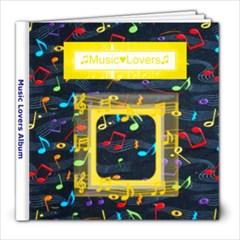 Music Lovers photo album - 8x8 Photo Book (20 pages)