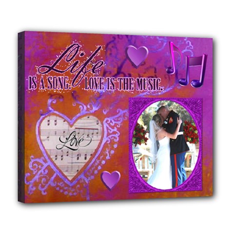 Love Song 24 X20  delux canvas - Deluxe Canvas 24  x 20  (Stretched)