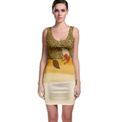 Gold and glitter dress - Bodycon Dress