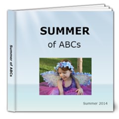 ABCs - Summertime Footprints in the Sand - 8x8 Deluxe Photo Book (20 pages)