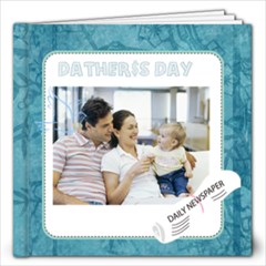 dad, fathers day, boy, man, fun, family, happy - 12x12 Photo Book (20 pages)
