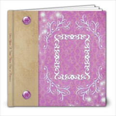 princess birthday book - 8x8 Photo Book (20 pages)