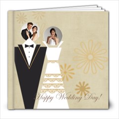 Wedding  gold Book - 8x8 Photo Book (20 pages)