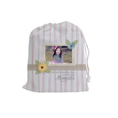 Drawstring Pouch: Moments - Drawstring Pouch (Large)