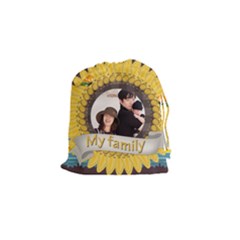 family - Drawstring Pouch (Small)