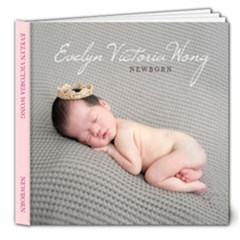 Evelyn - Newborn - 8x8 Deluxe Photo Book (20 pages)