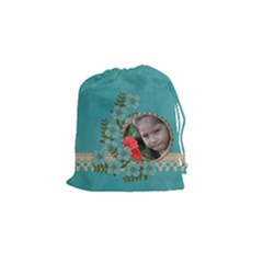 Drawstring Pouch (S) : Flower Garden - Drawstring Pouch (Small)