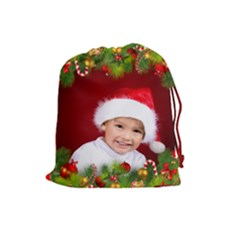 Christmas Drawstring Pouch (large)
