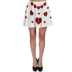 My Red Heart Skater Skirt