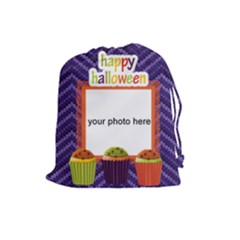 Happy Halloween Drawstring Pouch L - Drawstring Pouch (Large)