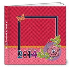 A Year In Review - Colorful - 8x8 Deluxe Photo Book (20 pages)