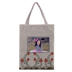 Classic Tote Bag: Garden of Flowers