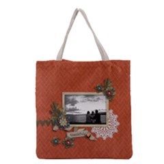 Grocery Tote Bag : Thankful Hearts