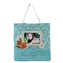 Grocery Tote Bag : Live Laugh Love 2
