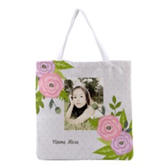 Grocery Tote Bag : Ranunculus Flowers 2