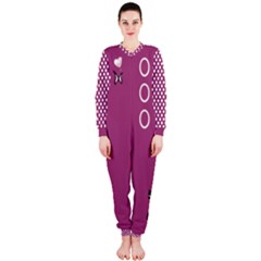 Pink with spots Onepiece Jumpsuit Ladies - OnePiece Jumpsuit (Ladies)
