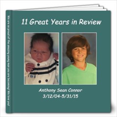 Anthony- 10 years - 12x12 Photo Book (20 pages)