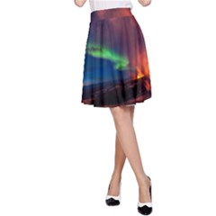 Aurora VS Volcano midi - A-Line Skirt