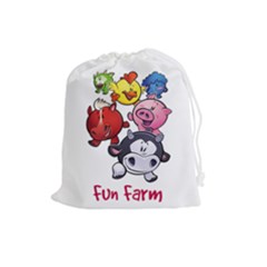 Fun Farm Large Drawstring Bag - Drawstring Pouch (Large)