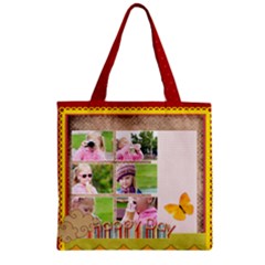 kids - Zipper Grocery Tote Bag